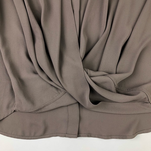 BCBGMAXAZRIA Dianna Open Back Button Down Blouse - Picture 10 of 11